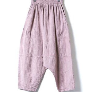 ATELIER DELPHINE KIKO WRINKLED COTTON PANT M - DESERT LAVENDER
